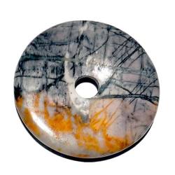 Picassojaspis Jaspis Edelstein Donut 5 cm